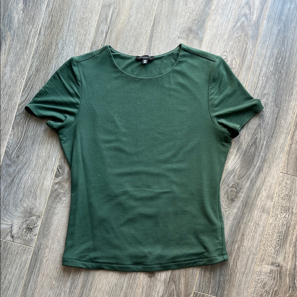 Dynamite Green Fitted Shirt